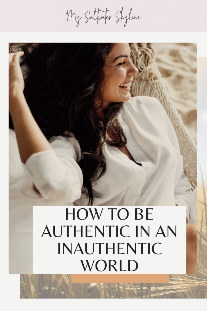 brunette-woman-smiling-in-hammock-on-beach-be-authentic-pin