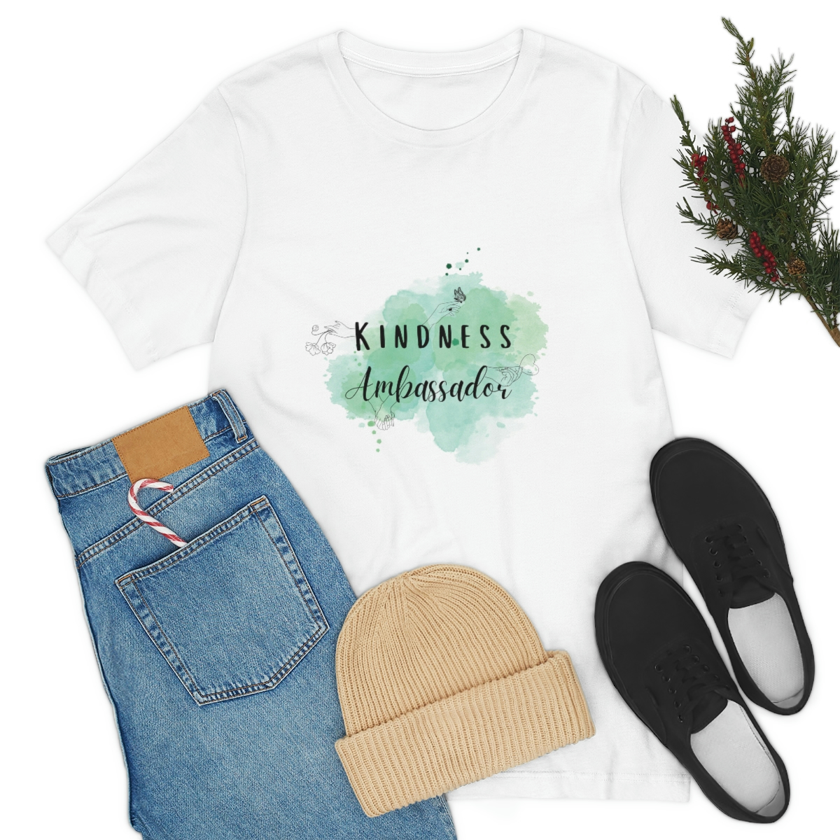 Kindness Ambassador Classic T Shirt Teal image 3