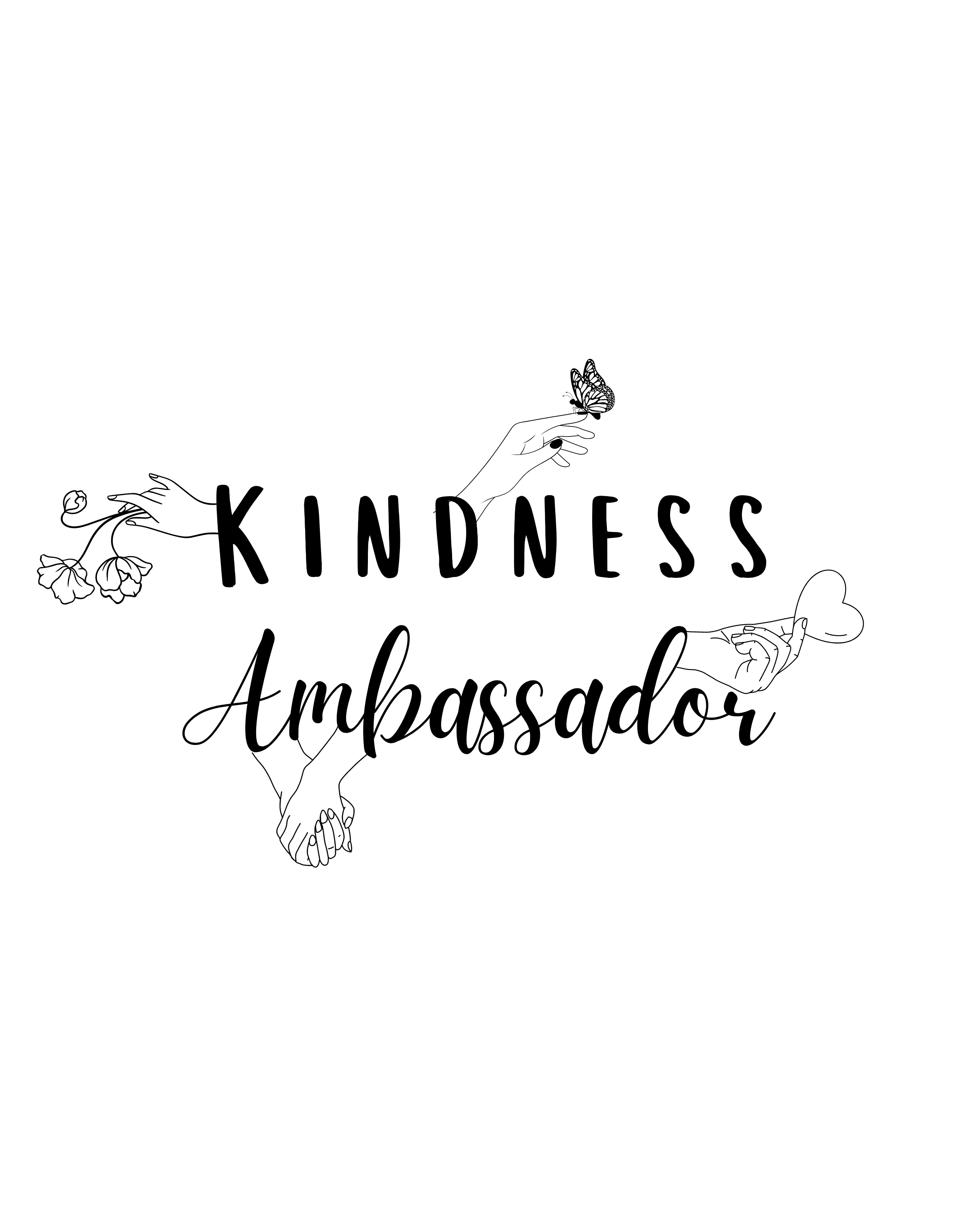 Kindness Ambassador Classic T Shirt Teal image 4