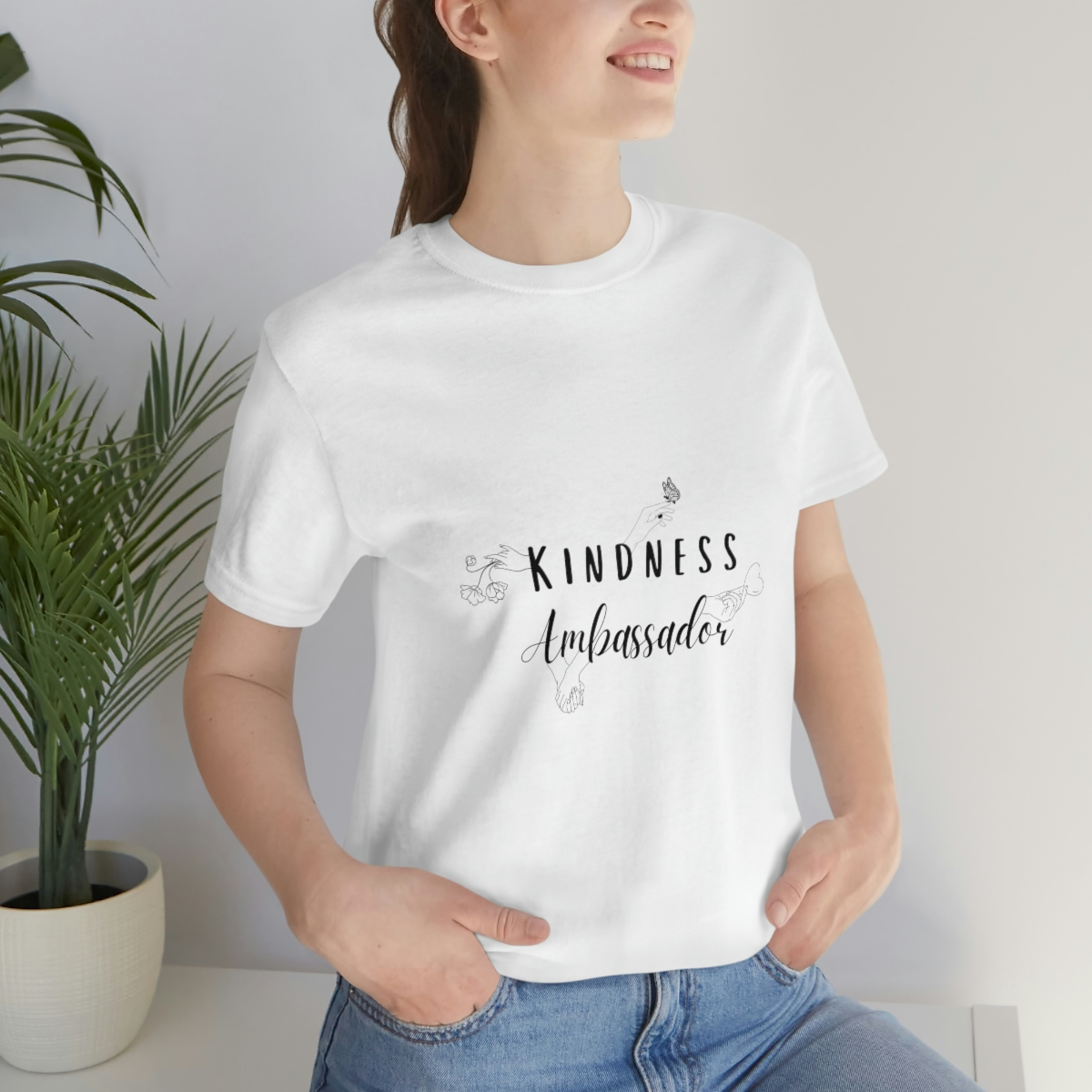 Kindness Ambassador T Shirt White image 4