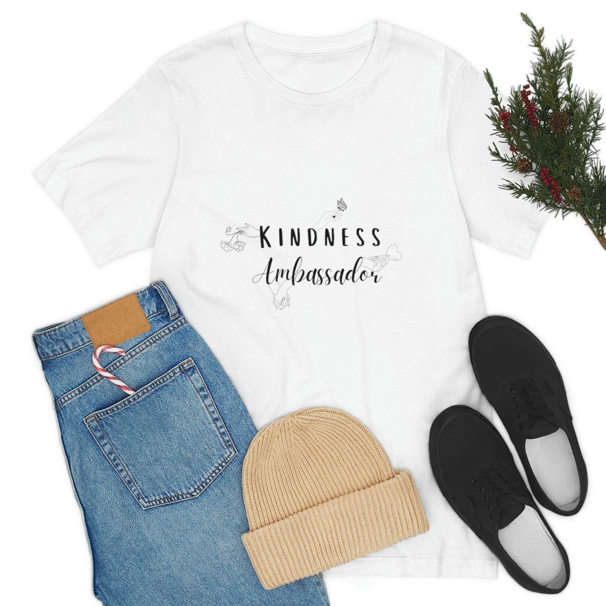 Kindness Ambassador T Shirt White image 5