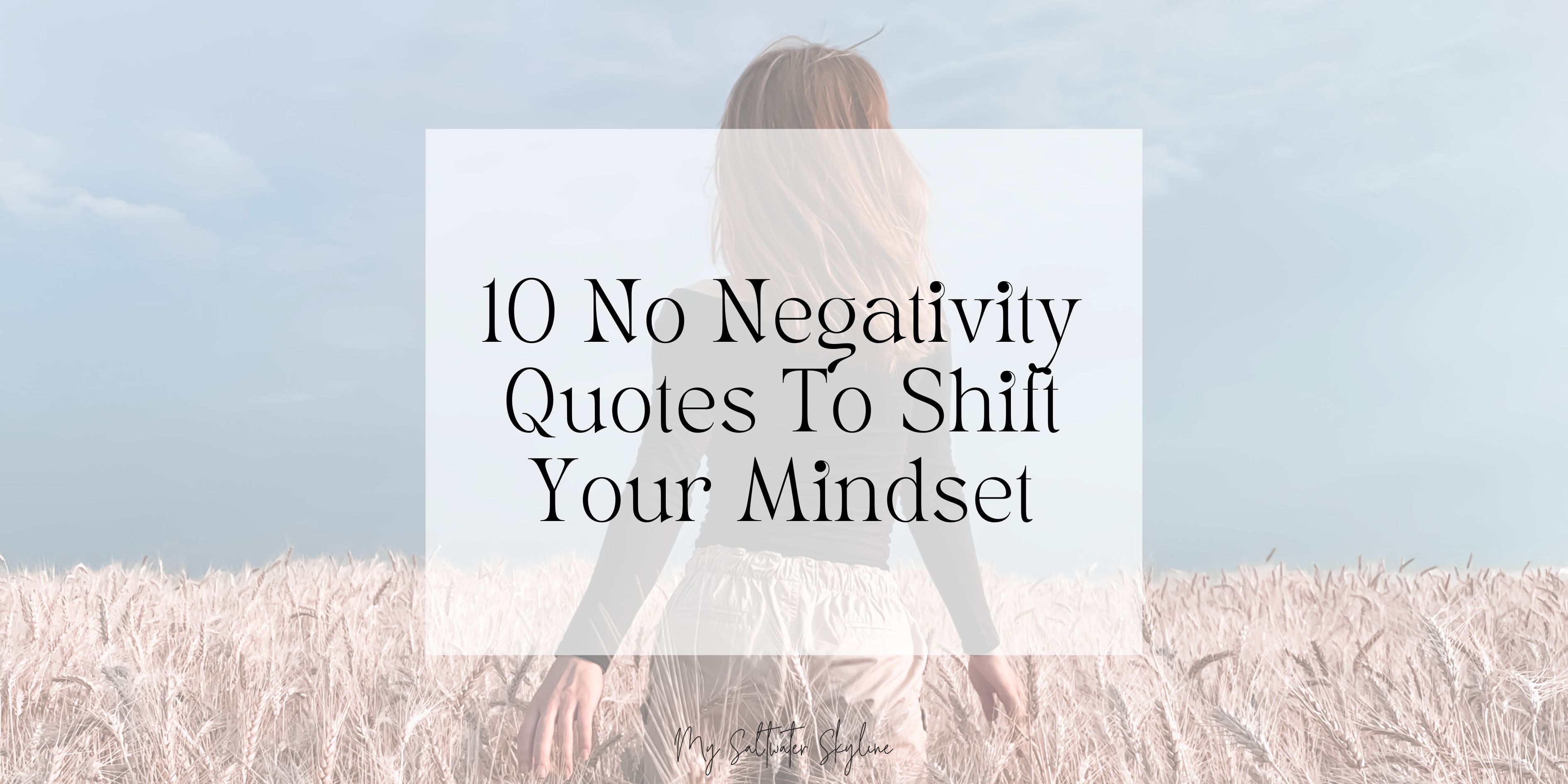 no negativity quotes