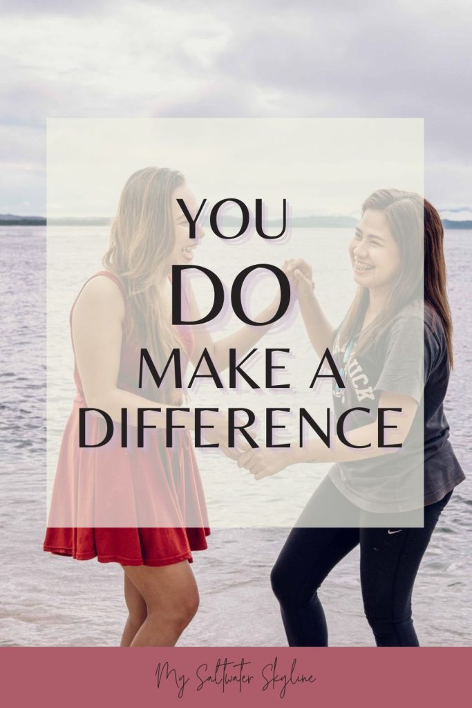 friends-laughing-on-beach-you-do-make-a-difference-blog-pin
