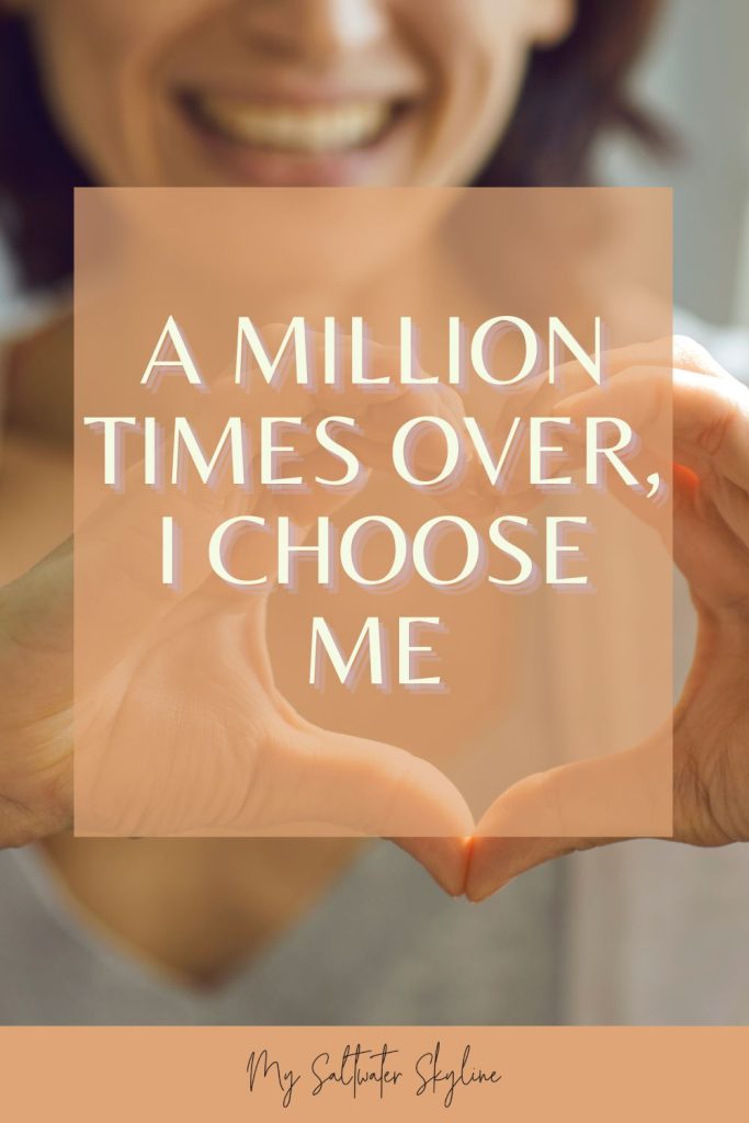 i choose me blog pin