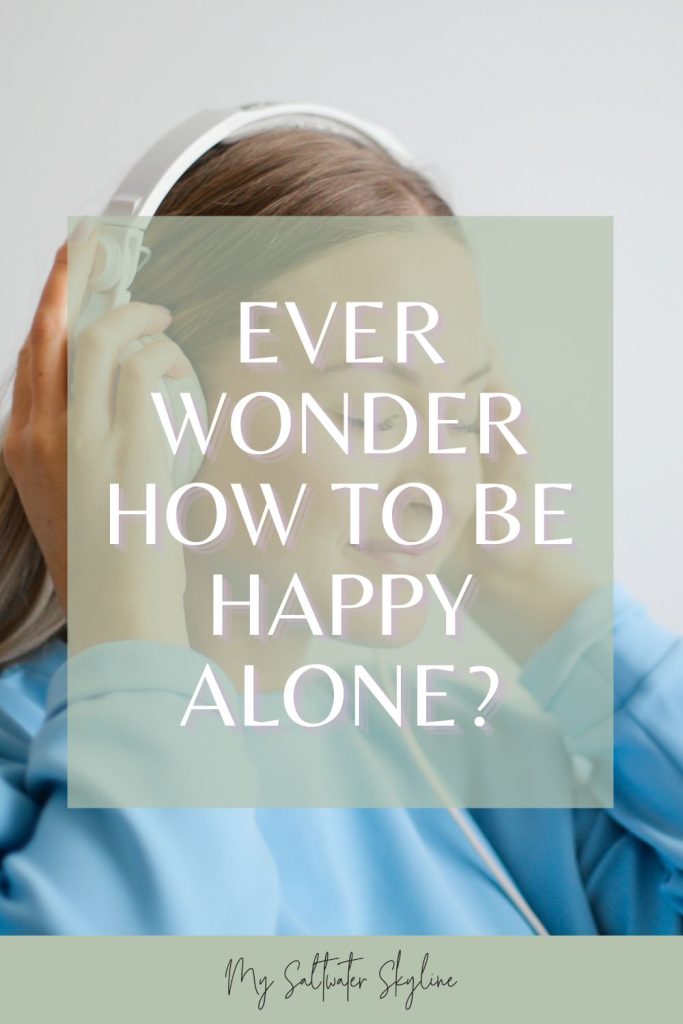 happy alone blog pin